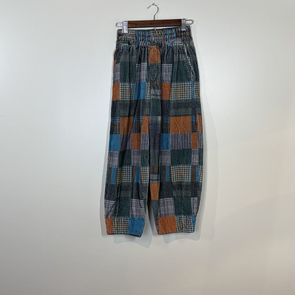 URBAN OUTFITTERS BDG PATCHWORK Size S CORDUROY CROPPED Jogger PANTS